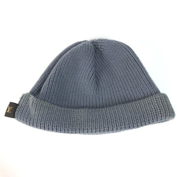 LOUIS VUITTON logo beanie knit hat cap - Picture 1 of 15